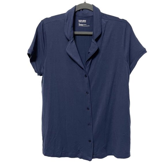 NWT HAVEN Tencel Short Sleeve Sleep Shirt M - Picture 1 of 7